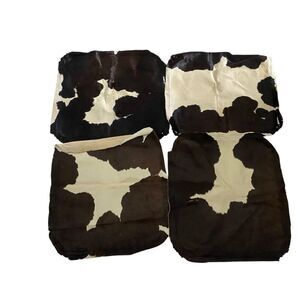 Cowhide for Seat Covers set of 4 21” x 21” Upholstery